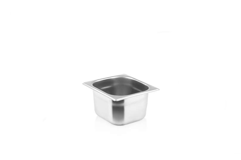 V-Line Bac Gastronorm inox GN1/6 100mmh